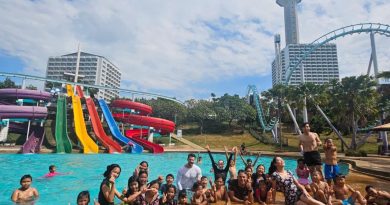 Lufthansa invites AEC’ s children to Pattaya Park