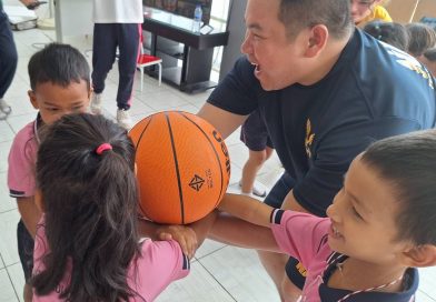 US Navy play fun game activities with AEC’s children